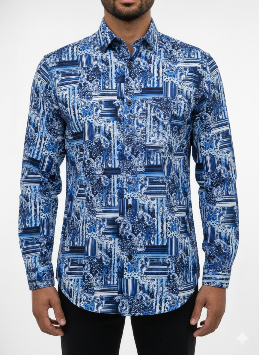 OBJECT NAVY BLUE 2 Men's Shirt