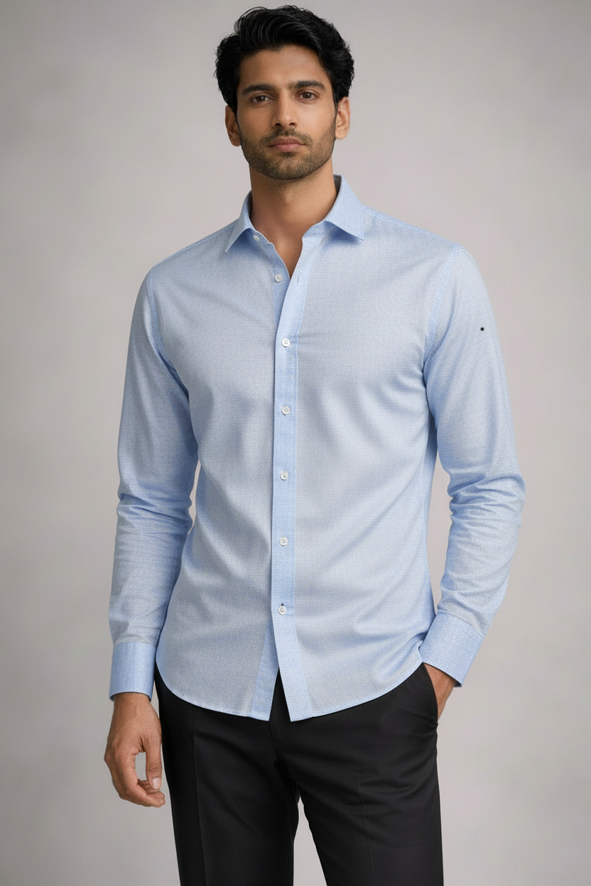 oxford blue 1 Men's Shirt