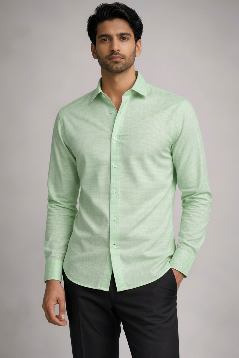 oxford green 1 Men's Shirt