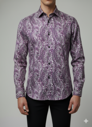 PAISLEY PINK 1 Men's Shirt